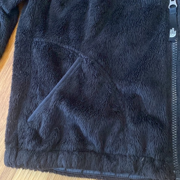 The North Face Girls Black Fleece Jacket Size L - Picture 5 of 8